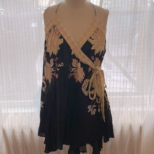 Free people intimately wrap mini dress or coverup from last season! Size S.